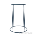 Table d&#39;appoint ronde empilable en métal (H63CM)